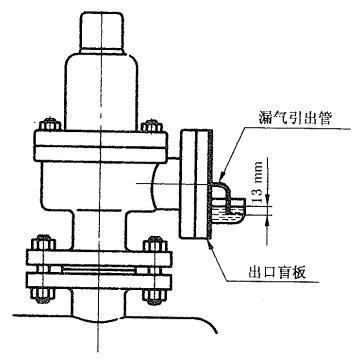 安全閥氣密性試驗布置示意圖