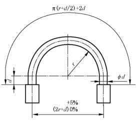 圖 1 壓力脈沖試驗試樣 a）軟管公稱內徑在 22mm 及以下