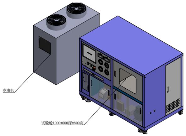 液冷產品性能檢測設備3D效果圖