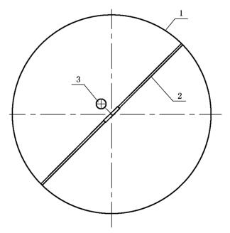 圖 1 球殼變形測量示意圖